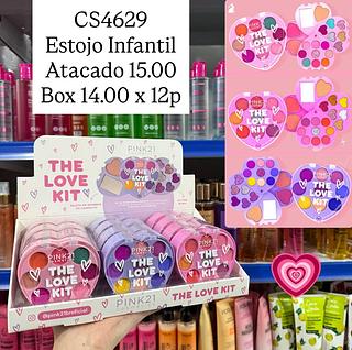 Estojo de Maquiagem The Love Kit Pink 21