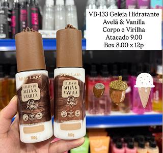Geleia Hidratante Avelã & Vanilla Corpo e Virilha Miss Lary