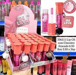 Lip Oil com Chaveiro Me Leva Vivai