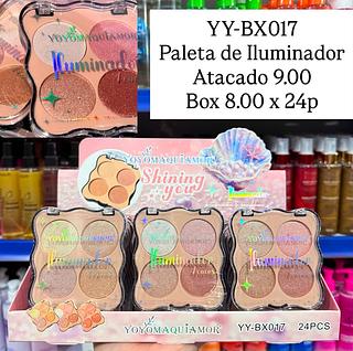 Paleta de Iluminador Yoyo Maquiamor
