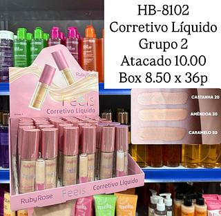 Corretivo Líquido Feels Grupo 2 Ruby Rose