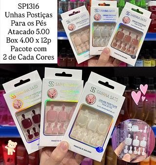 Unhas Postiças para os pés Sabrina Sato