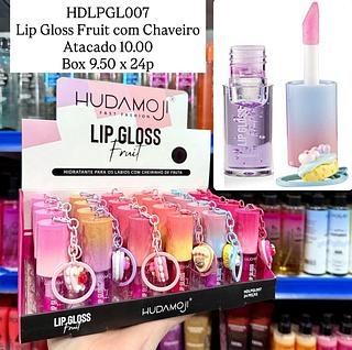 Lip Gloss com Chaveiro Hudamoji