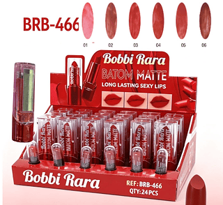Batom Matte Long Lasting Sexy Lips Bobbi Rara