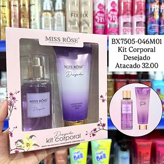 Kit Corporal Desejada Miss Rôse