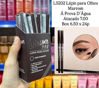 Lápis Para Olhos Marrom Á Prova D´Água Luisance