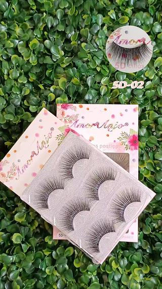 Cílios postiços 5D 3 Pares Amor Anjo