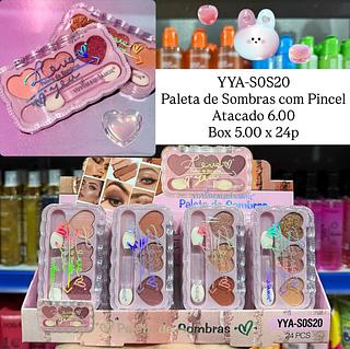 Paleta de Sombras com Pincel Yoyo Maquiamor