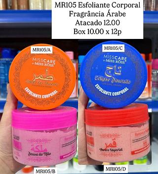 Esfoliante Corporal Fragrância Árabe Miss Rôse