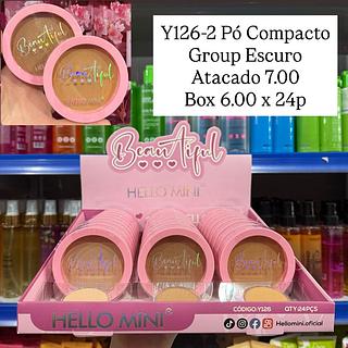 Pó Compacto Beautiful Grupo Escuro Hello Mini