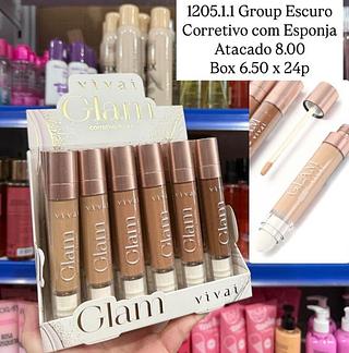 Corretivo Líquido Glam Grupo Escuro Vivai
