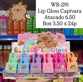 Lip Gloss Chaveiro Capivara Wardabeauty