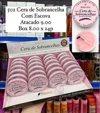 Cera de Sobrancelha com Escova Mia Make