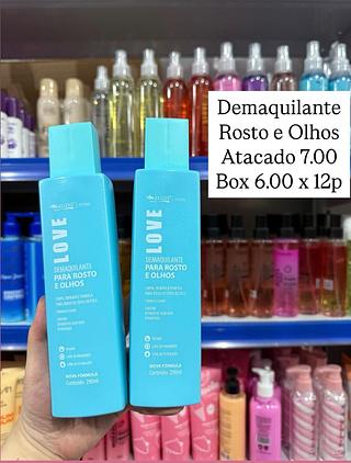 Demaquilante Para Rosto e olhos Max Love