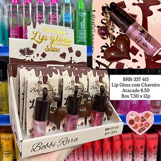 Lip Gloss com Chaveiro Bobbi Rara