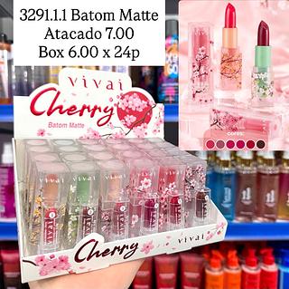 Batom Matte Cherry Vivai