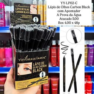 Lápis de Olho Carbo Black Yoyo Maquiamor