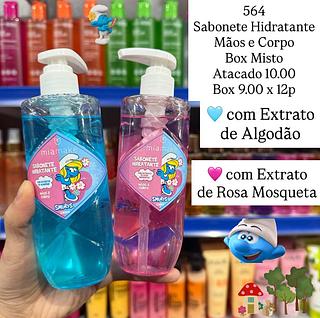 Sabonete Hidratante Corpo e Mãos Smurfs Mia Make