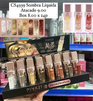 Sombra Liquida Melt Shine Pink 21 (somente peças)