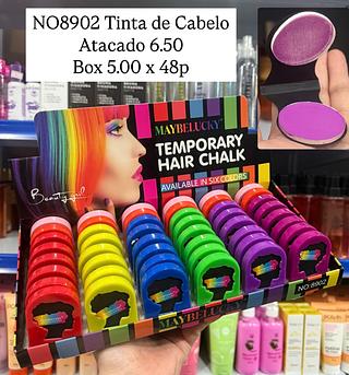Tinta de Cabelo Temporary Hair Chalk Maybelucky (somente peças)