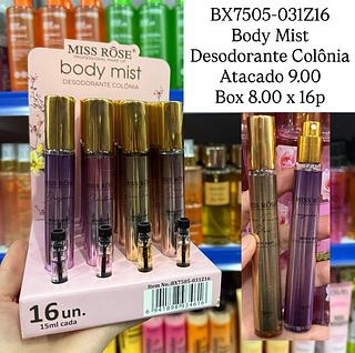 Body Splash Mist Desodorante Colônia Miss Rôse