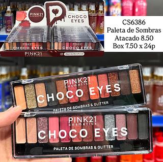 Paleta de Sombras Choco Eyes Pink 21