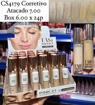 Corretivo Líquido Easy Correct Pink 21