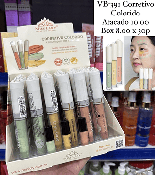 Corretivo Colorido Miss Lary