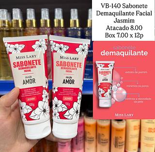 Sabonete Demaquilante Facial Jasmim Miss Lary