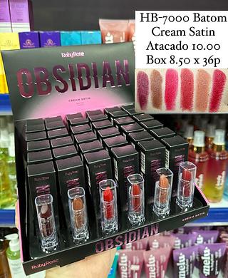 Batom Cream Satin Obsidian Ruby Rose