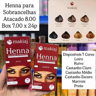 Henna Para Sobrancelhas Makiaj