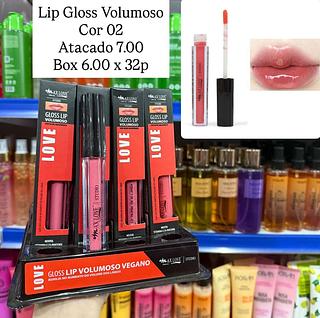 LIp Gloss Volumoso Cor 02 Max Love