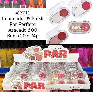 Iluminador & Blush Par Perfeito Vivai
