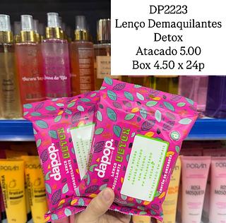 Lenços demaquilante Detox Dapop