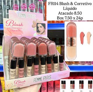 Blush & Corretivo Líquido Femme Paris