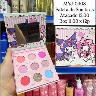 Paleta de Sombra My Melody e Kuromi Jummy Ju
