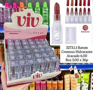 Batom Cremoso Hidratante Viv Vivai