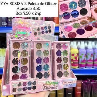 Paleta de Glitter Yoyo Maquiamor