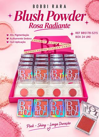 Blush Powder Rosa Radiante Bior Bobbi Rara
