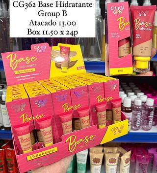 Base Hidratante Efeito Natural Grupo B City Girls