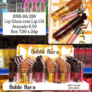 Lip Gloss com Shine Lip Oil 2 in 1 Bobbi Rara