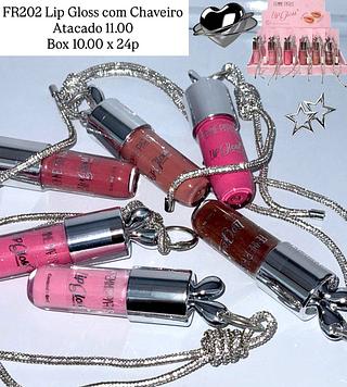 Lip Gloss com Chaveiro Femme Paris