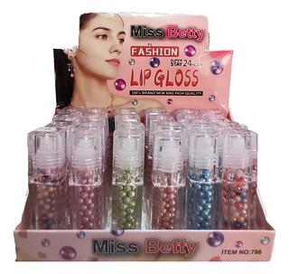 Lip Gloss Roll-on Fashion Miss Betty (Somente Unidade)*Atenção na Descrição*