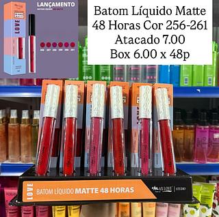 Batom Líquido Matte 48 Horas Cor 256-261 Max Love