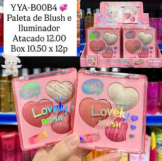 Paleta de Blush e Iluminador Yoyo Maquiamor
