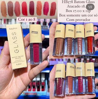 Batom Líquido Velvety Glass Ruby Rose