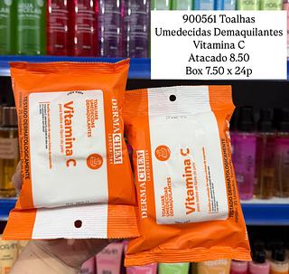 Lenços Demaquilante Vitamina C Dermachem