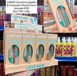 Corretivo Líquido & Concealer Pencil 2 em 1 Lové Rain