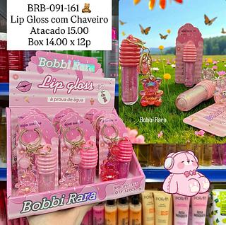 Lip Gloss com Chaveiro Bobbi Rara