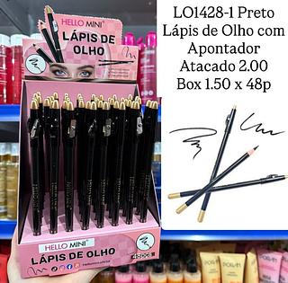 Lápis de Olho Preto com Apontador Hello Mini